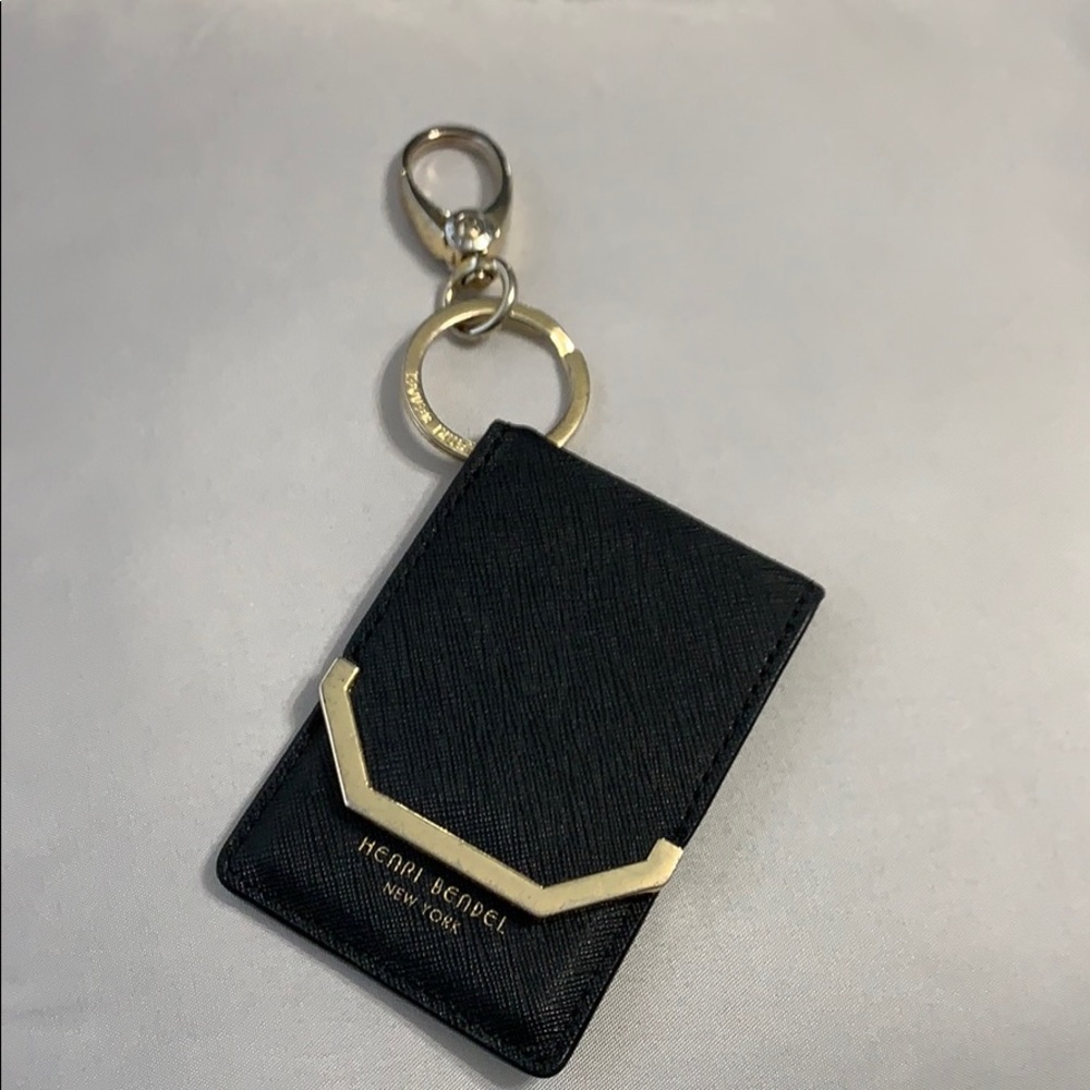 HENRI BENDEL CARD HOLDER KEY CHAIN
